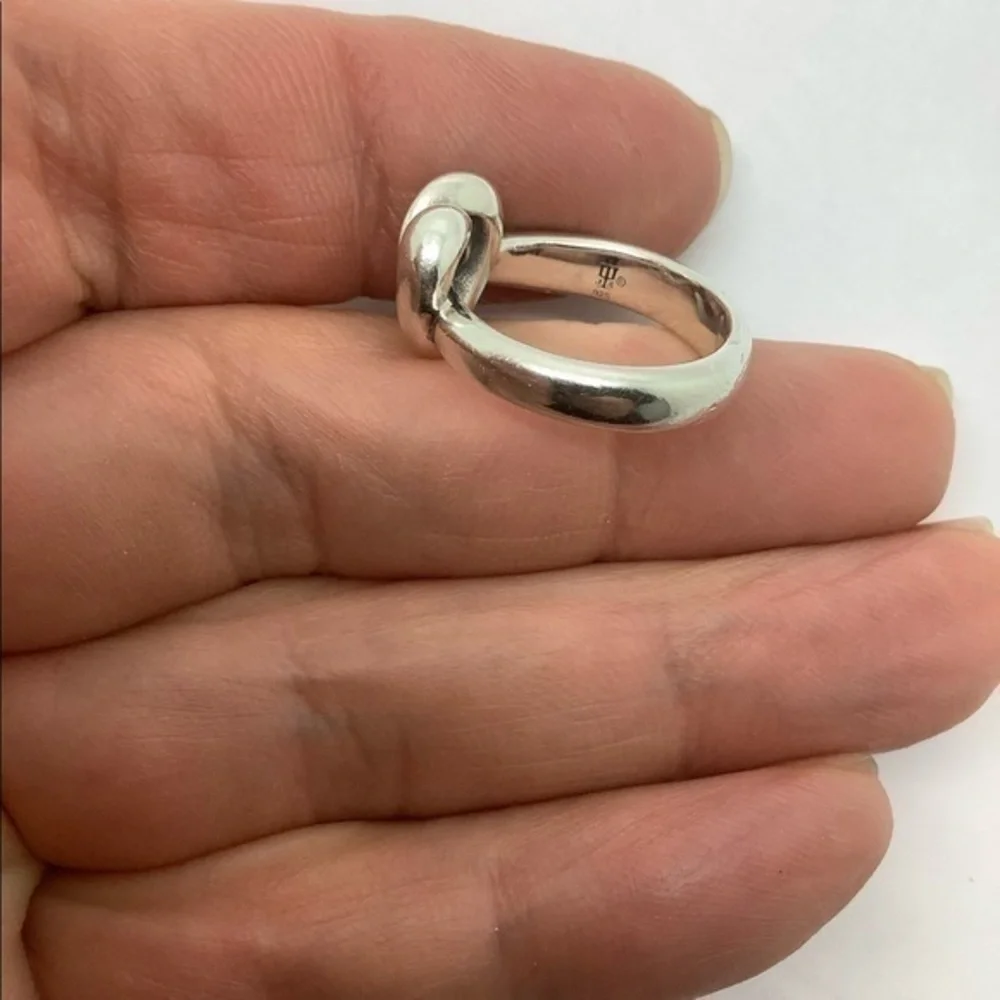- James Avery sterling silver heart shaped ring